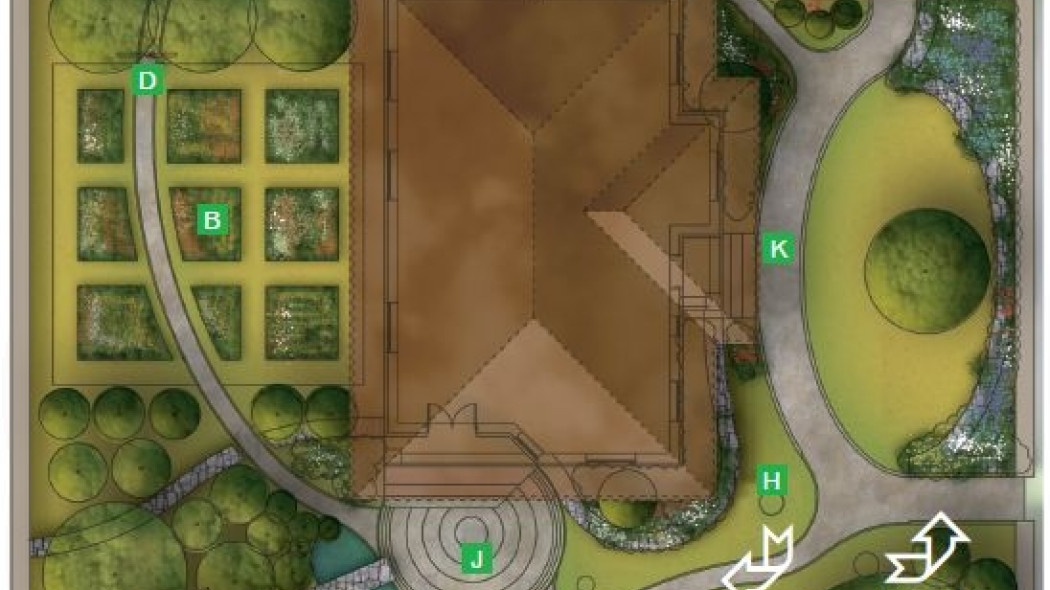 Projekt ogrodu o powierzchni 900 m2