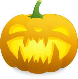 pomysł na lampion z dyni na Halloween fot. OpenClips Pixabay