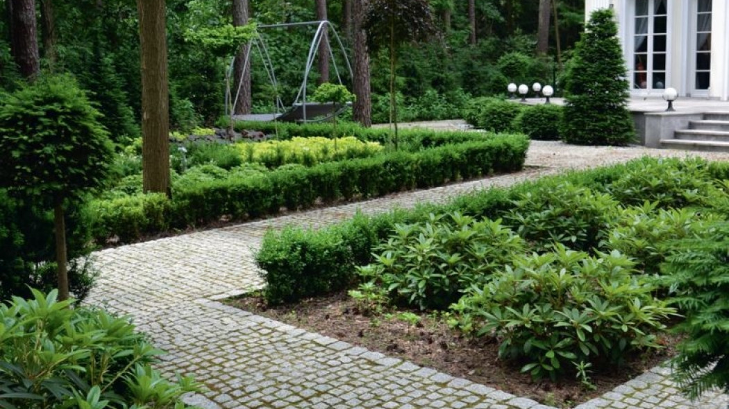 Elegancki i stylowy - geometryczny leśny ogród