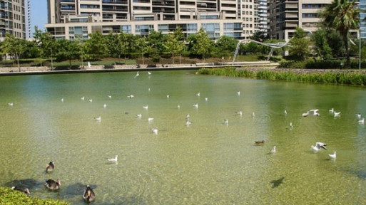 Park Diagonal Mar w Barcelonie