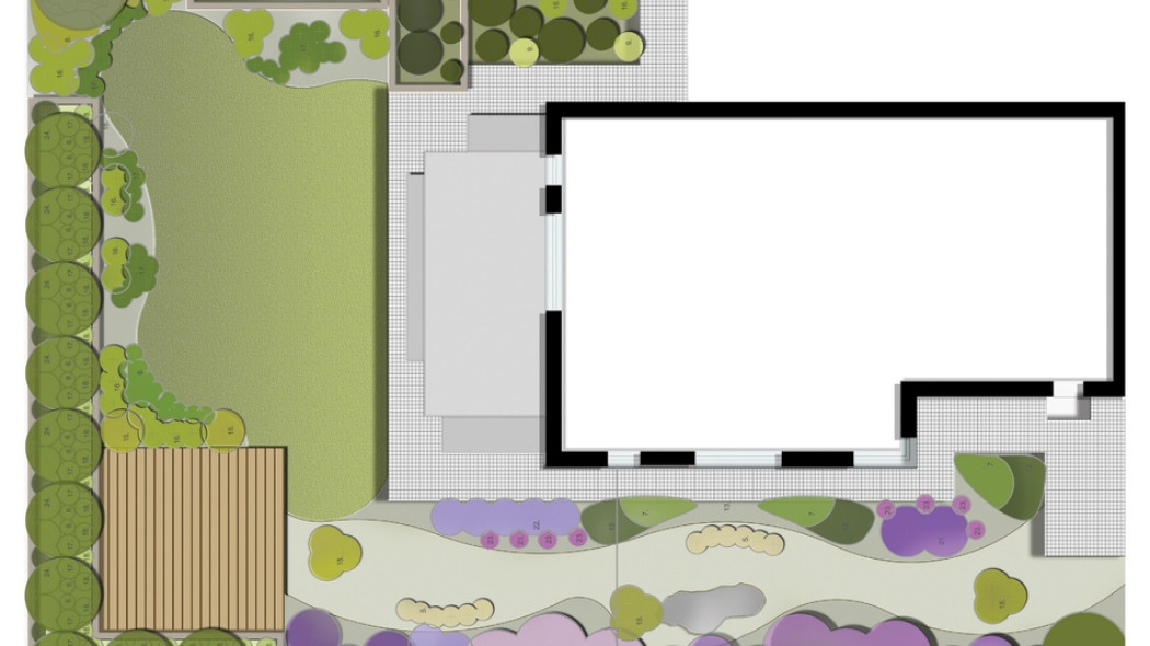 Ogród łatwy w pielęgnacji - projekt i realizacja