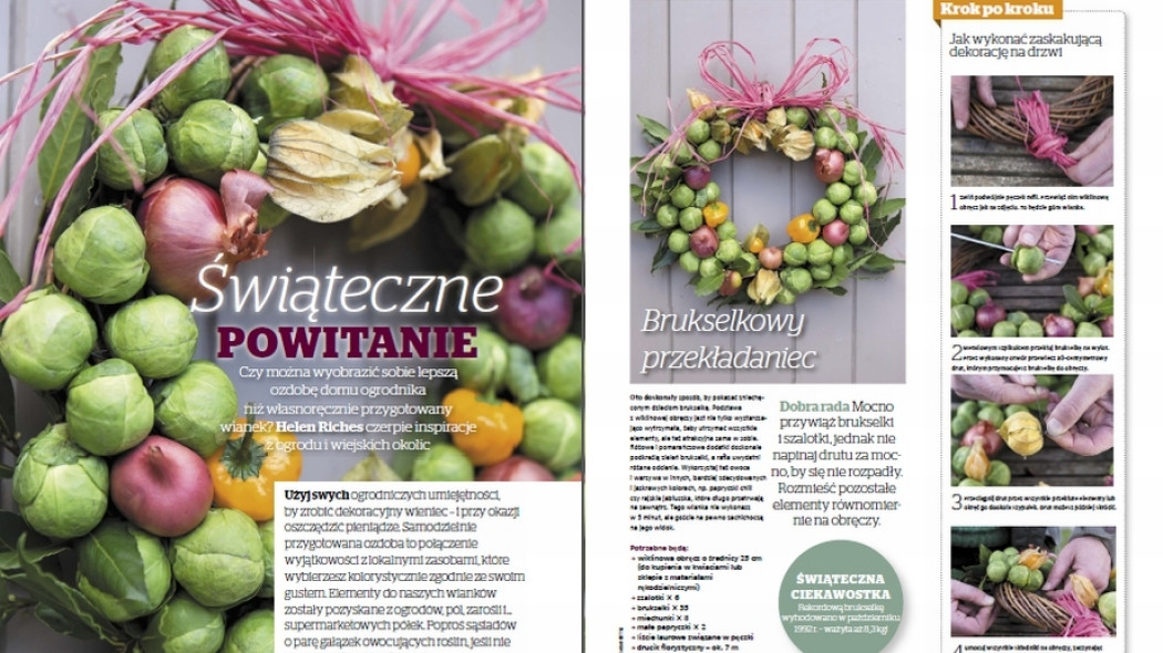 Świąteczne powitanie - pomysły na gwiazdkowe dekoracje