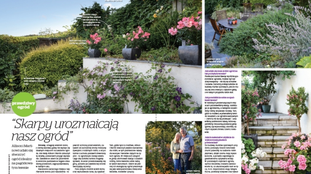 ogród na skarpie