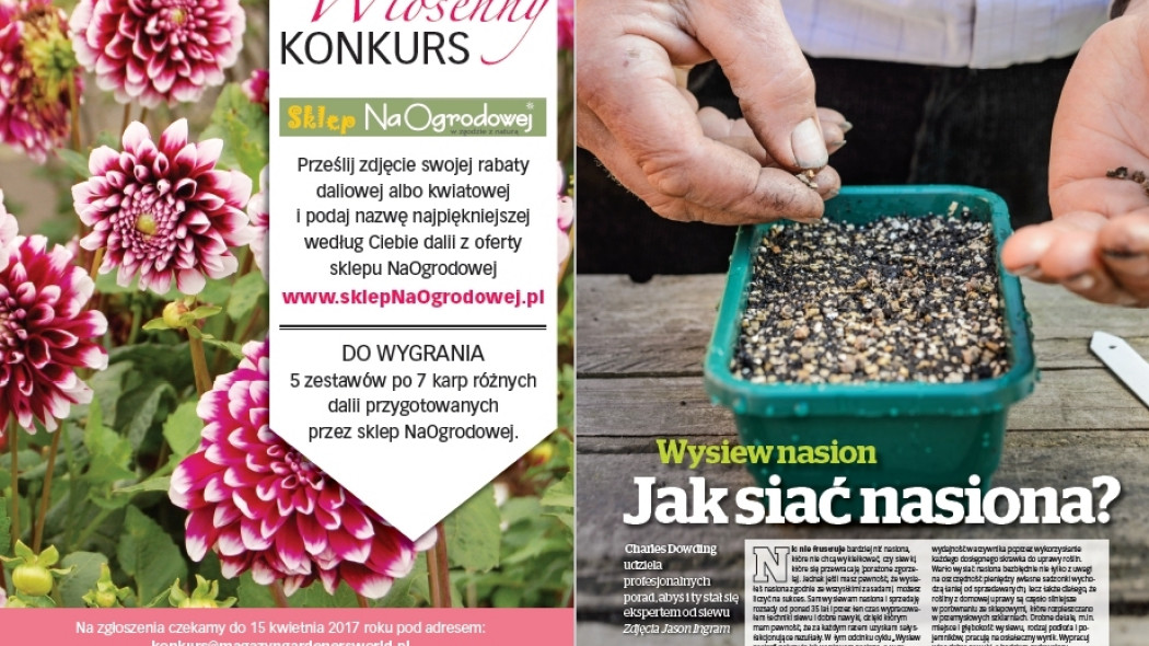 Jak siać nasiona - Gardeners World Polska 2-2017