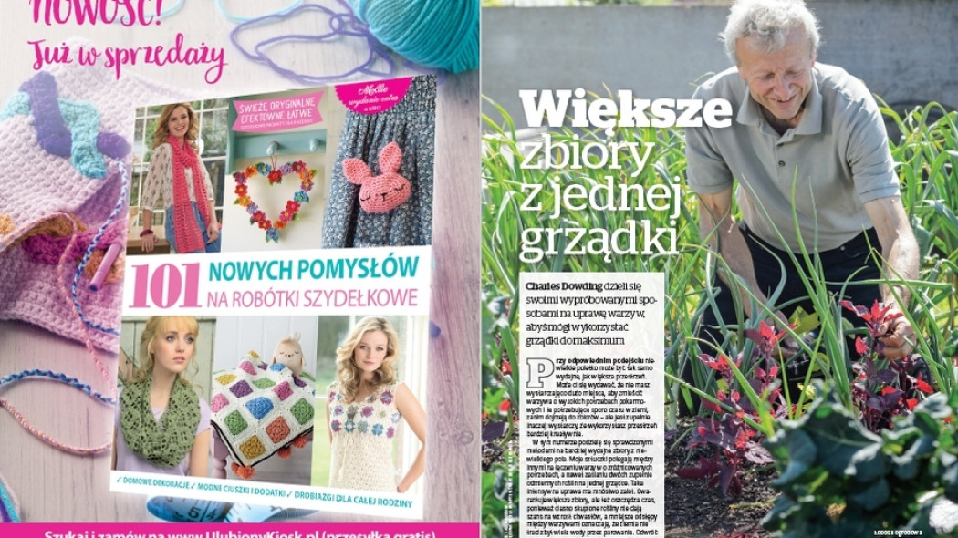 Większe zbiory z jednej grządki - Gardeners World Polska 2-2017