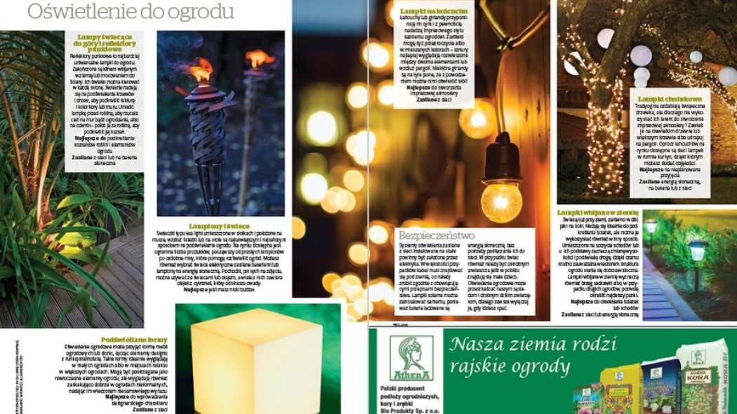 Oświetlenie ogrodowe - I wszystko jasne - Gardeners World Polska 4-2017