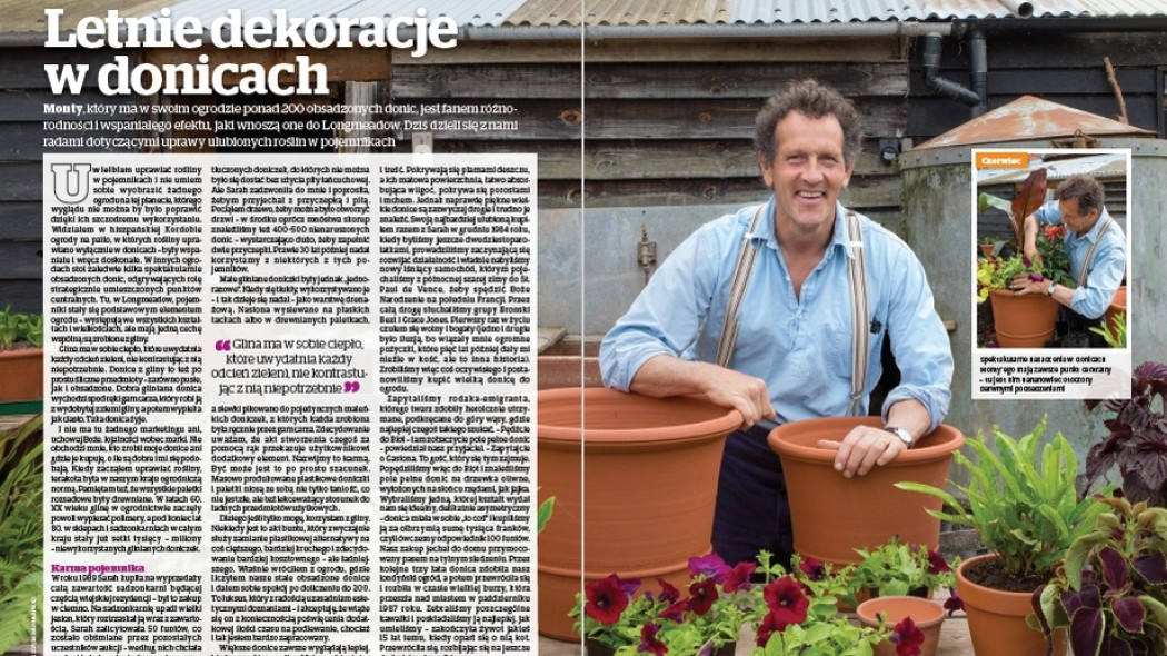 Letnie dekoracje w donicach - Gardeners World Polska 4-2017