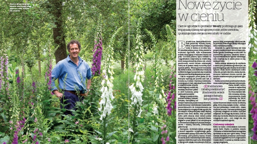 Ogród Monty`ego. Nowe życie w cieniu - Gardeners World Polska 6-2017