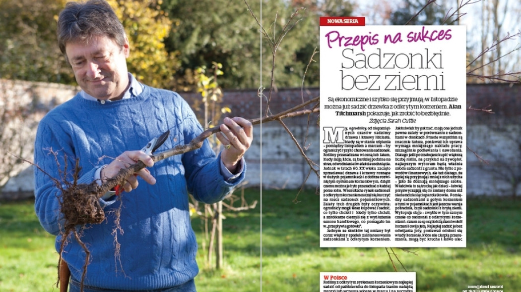 Przepis na sukces. Sadzonki bez ziemi - Gardeners World Polska 6-2017