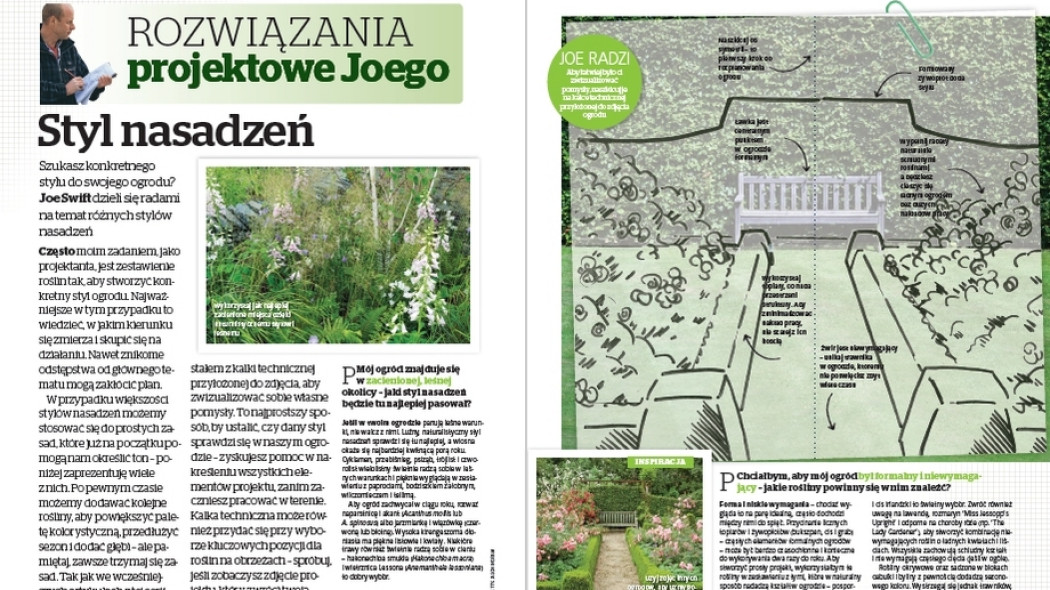 Projekty Joego. Styl nasadzeń - Gardeners World Polska 6-2017