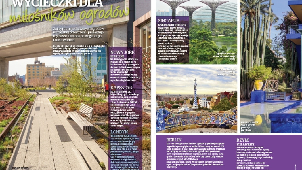 Wycieczki dla młośników ogrodówi - Gardeners World Polska 4-2018