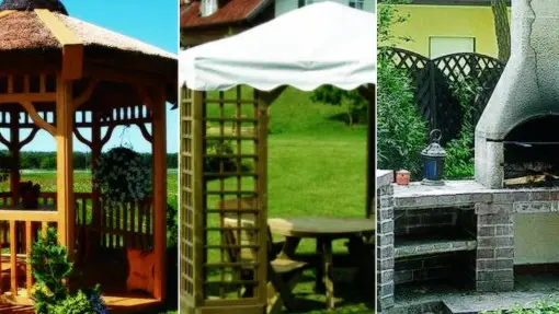 Mała architektura w ogrodzie: altana, pawilon i grill ogrodowy