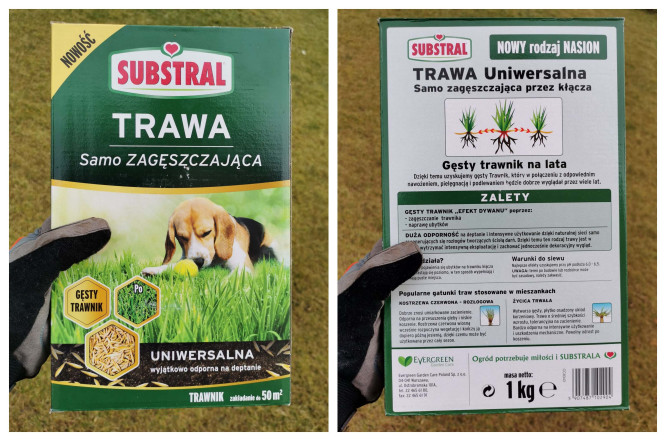trawa samo zagęszczająca Uniwersalna