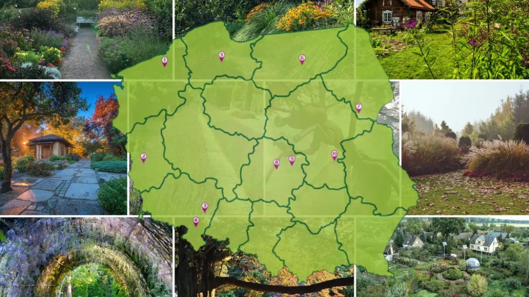 Ogrodowa mapa Polski