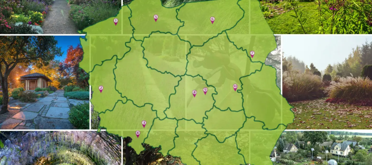 Ogrodowa mapa Polski