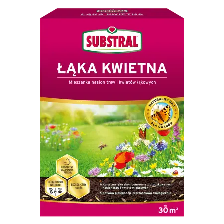 Łąka kwietna SUBSTRAL - mieszanka traw i kwiatów