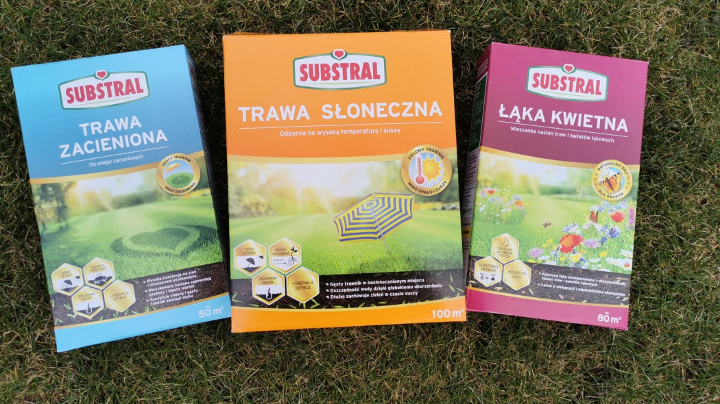 nasiona traw otoczkowane marki Substral