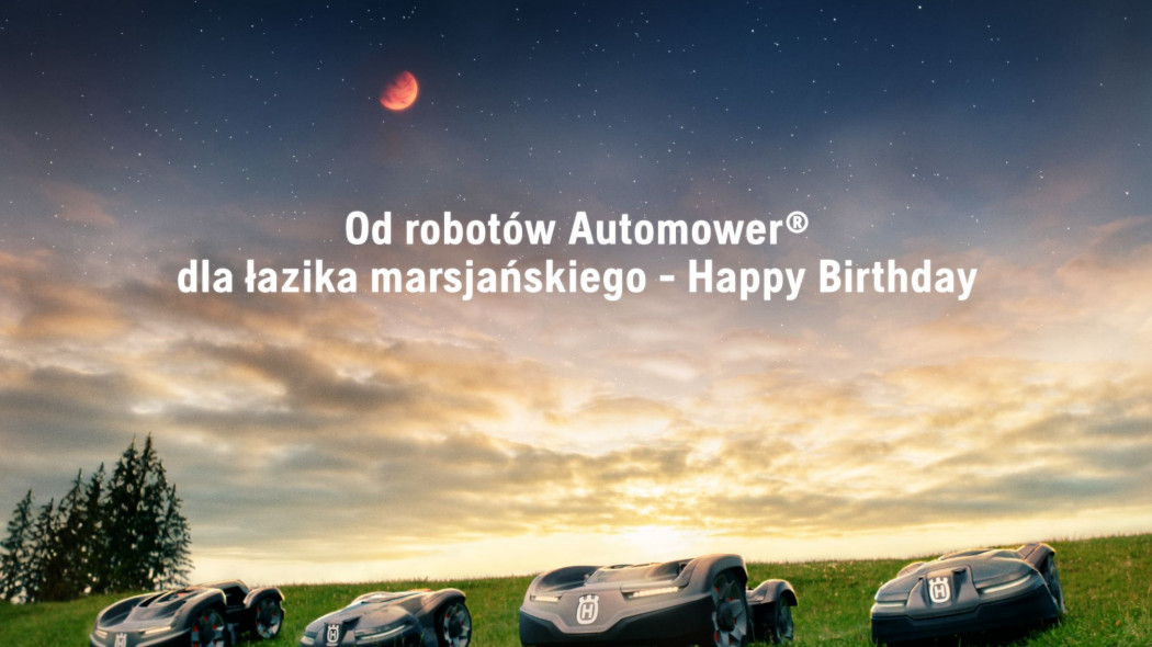 Happy Birthday Wszystkiego najlepszego Automower Mars Curiosity zmierzch, fot. mat. prasowe