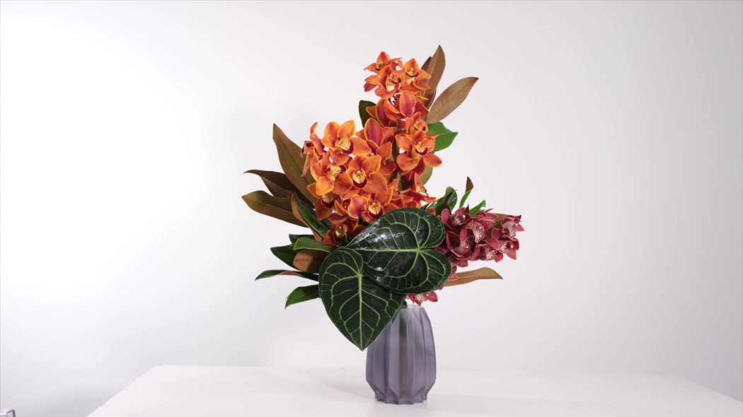 Bukiet z cymbidium