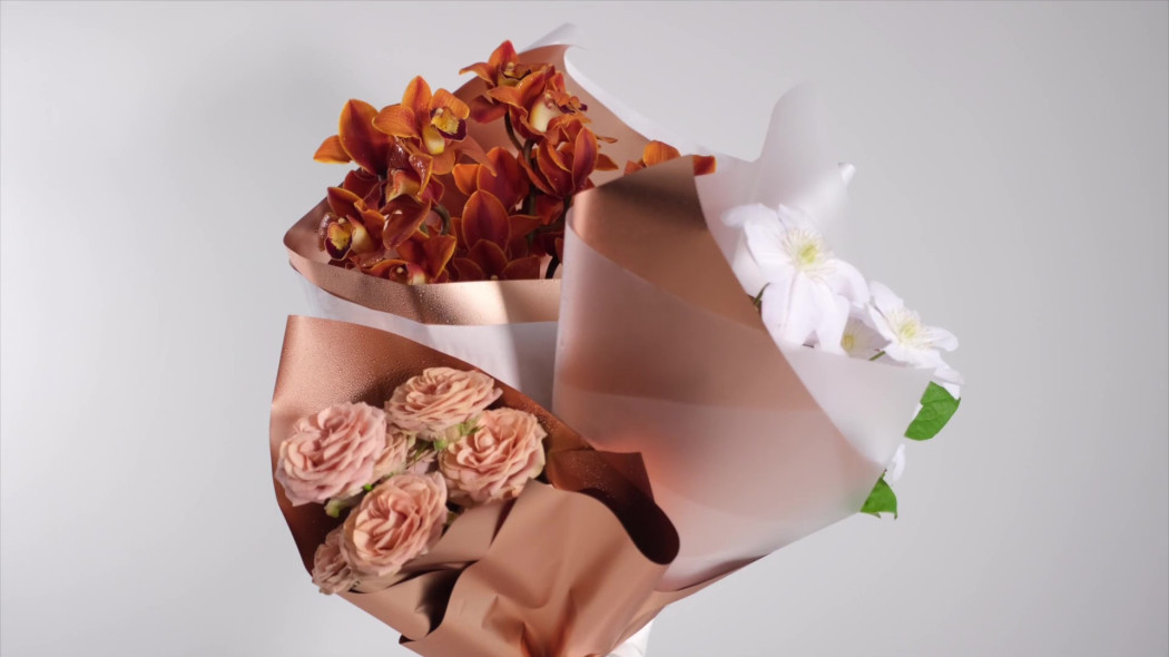 Bukiet z cymbidium