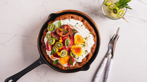 Dutch baby – pieczony naleśnik z minikiwi