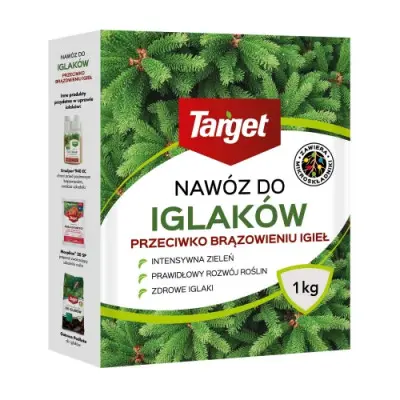Nawóz do iglaków przeciw brązowieniu igieł z mikroelementami
