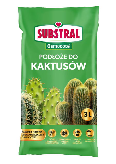 Substral - Gotowe podłoże do kaktusów z długodziałającym nawozem Osmocote
