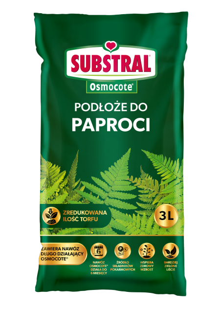 Substral - Gotowe podłoże do paproci z długodziałającym nawozem Osmocote