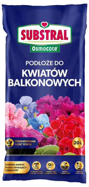Gotowe podłoże do kwiatów balkonowych Substral Osmocote