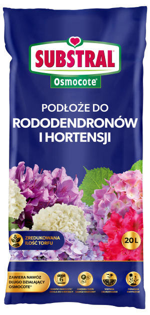 Gotowe podłoże do rododendronów i hortensji Substral Osmocote