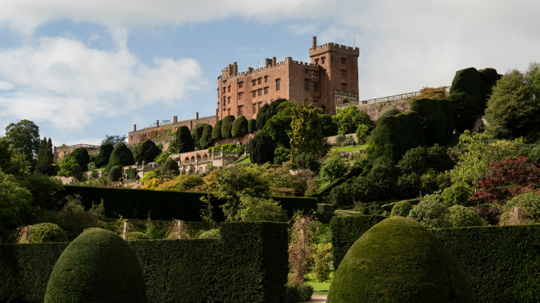 Powis Castle wycieczka do angielskiego otwartego ogrodu