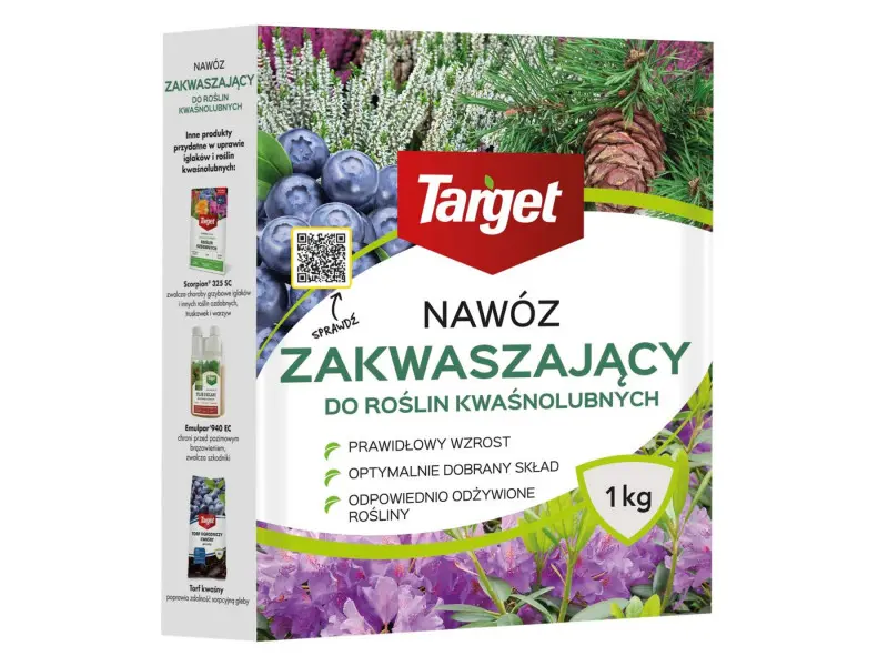 Nawóz zakwaszający do roślin kwaśnolubnych