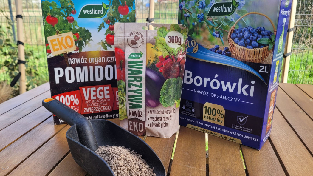 Westland oferuje trzy wyjątkowe linie nawozów organicznych EKO, VEGE i FRASS
