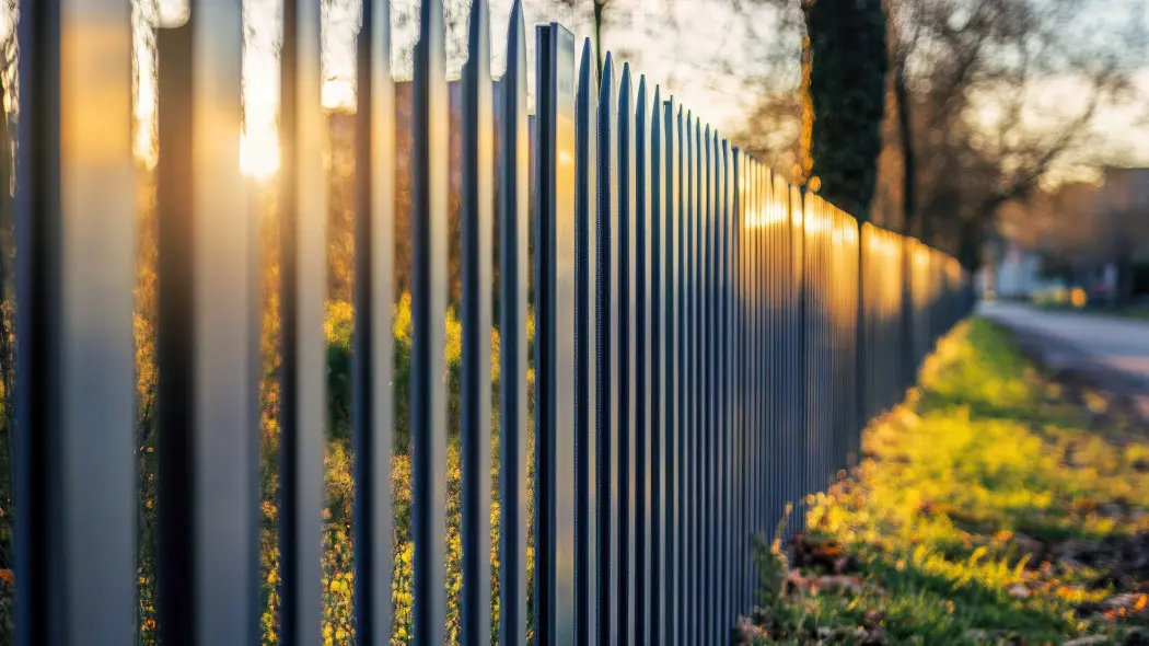 Ogrodzenia palisadowe płot ze słupków pionowych