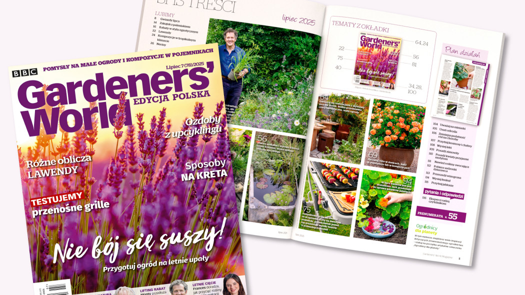 Zobacz lipcowy numer magazynu Gardeners’ World