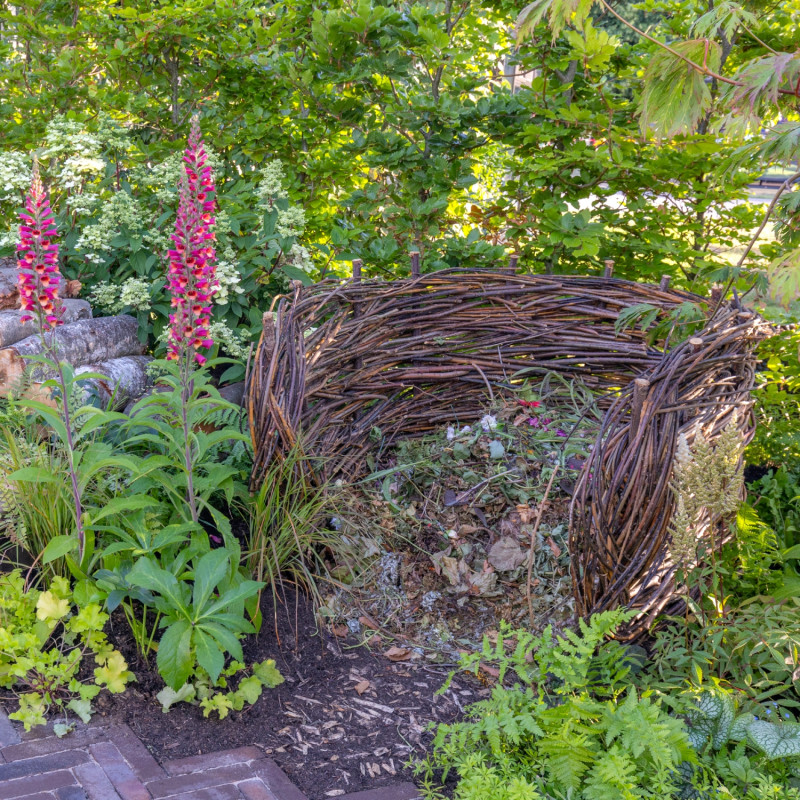 Ogród RHS Peat-Free Garden z Hampton Court Palace Garden Festival 2024