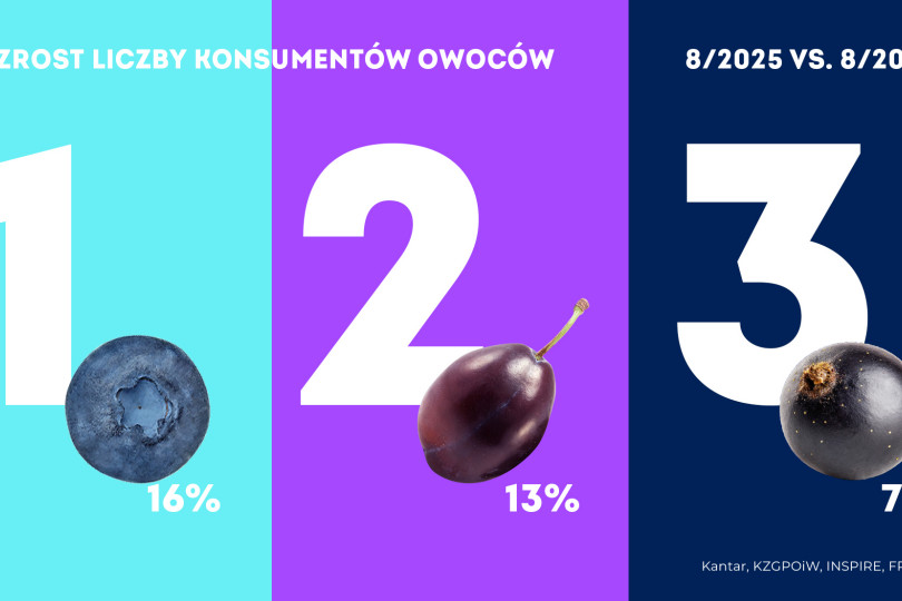 Konsumpcja owoców w sierpniu 2025 roku
