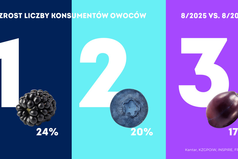 Konsumpcja owoców w sierpniu 2025 roku
