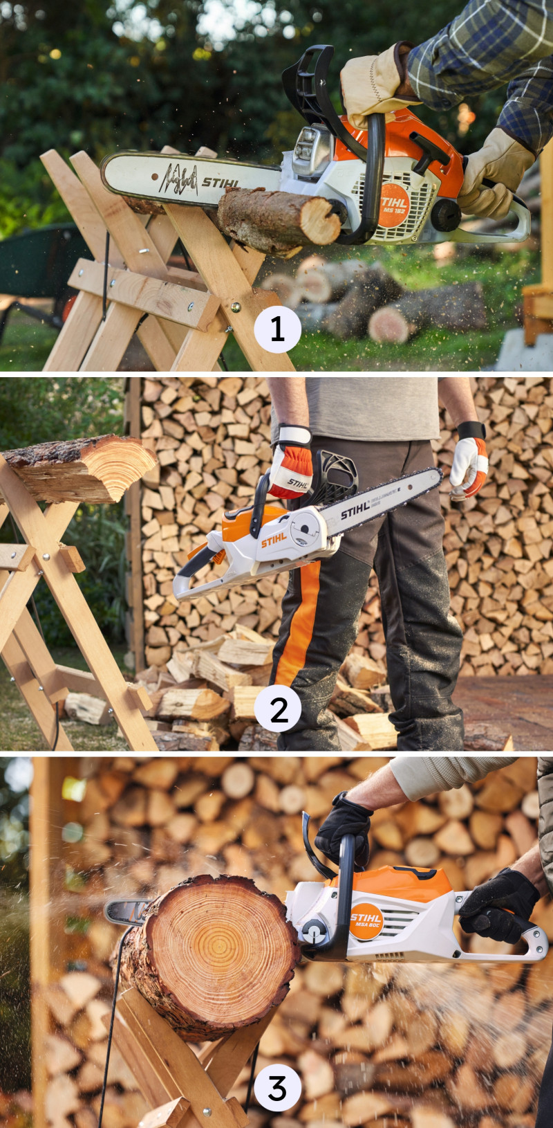 Pilarki Stihl do pracy z drewnem