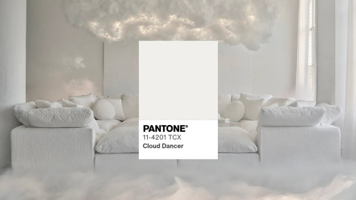 Kolor roku Pantone 2026 wybrany. Jak wykorzystać Cloud Dancer we wnętrzach?