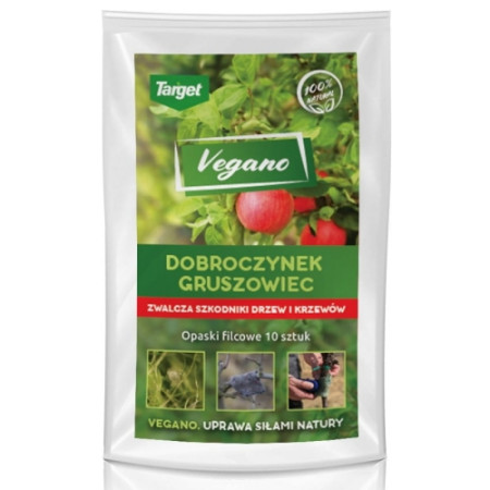 Dobroczynek gruszowy - opaski filcowe Vegano 10 szt