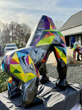 Figury ogrodowe Gorillas Pop Art
