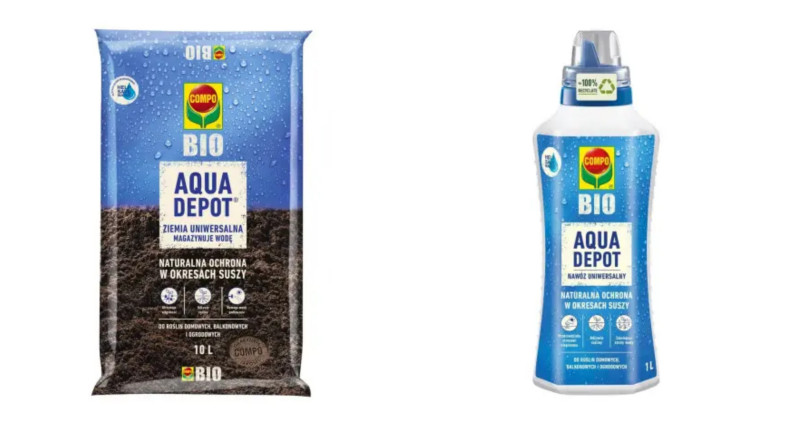 COMPO BIO AQUA DEPOT – rewolucja w gospodarowaniu wodą w uprawie roślin