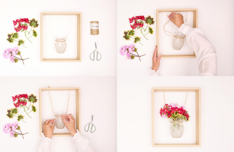 Projekt DIY: oryginalna aranżacja z pelargonii ciętych